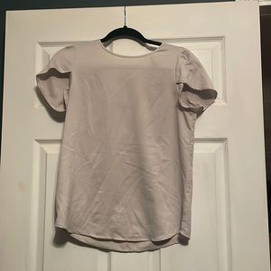 J. Crew Off white Size 0 Short Sleeve Blouse